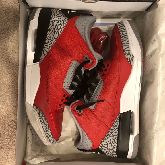 Jordan retro 3 fire red size 12.5 - Picture 1 of 4